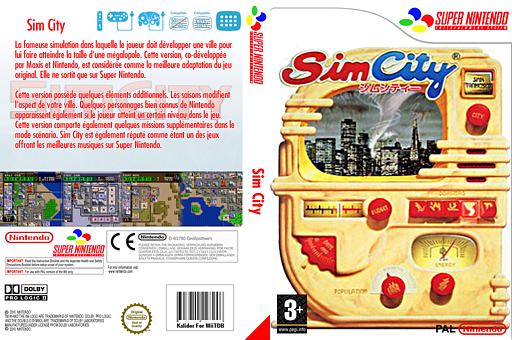 SimCity pochette VC-SNES (JAFP)