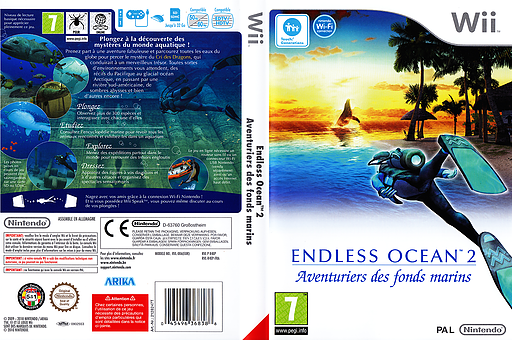 Endless Ocean 2 : Aventuriers des Fonds Marins pochette Wii (R4EP01)