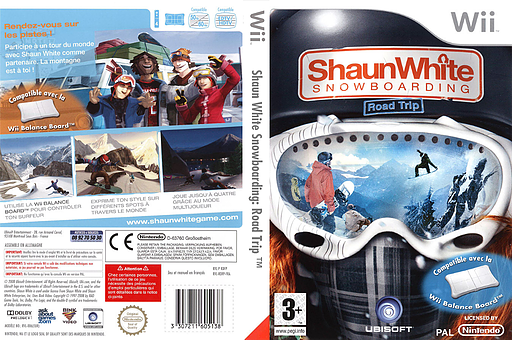 Shaun White Snowboarding : Road Trip pochette Wii (RDFP41)