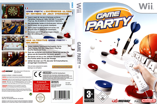 Game Party pochette Wii (RGXP5D)