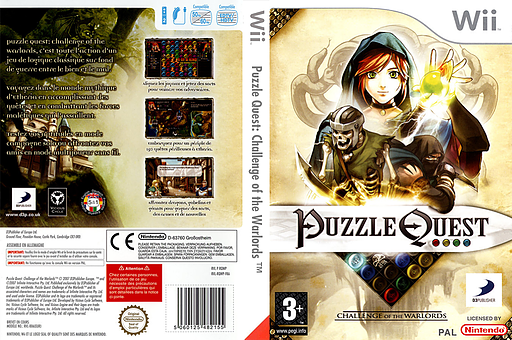 Puzzle Quest : Challenge of the Warlords pochette Wii (RQWPG9)
