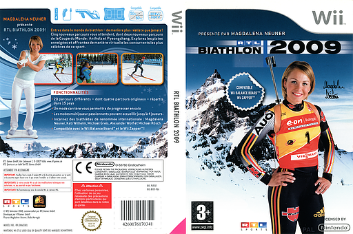 RTL Biathlon 2009 pochette Wii (RVXFRT)