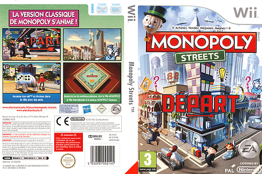 Monopoly Streets pochette Wii (S75P69)