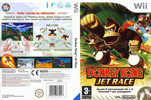 Donkey Kong: Jet Race Wii cover (RDKP01)