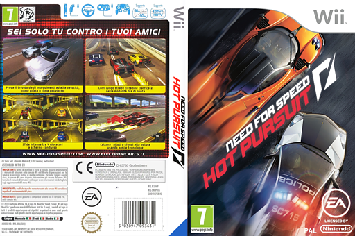 Need for Speed: Hot Pursuit Wii cover (SNHP69)
