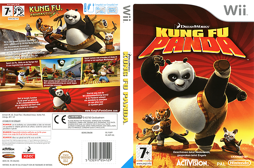 Kung Fu Panda Wii cover (RKPP52)