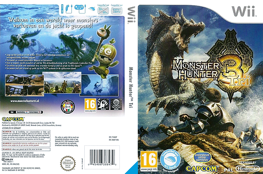 Monster Hunter Tri Wii cover (RMHP08)