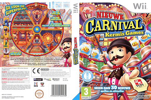 New Carnival Funfair Games Wii cover (S2CP54)