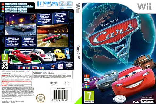 Cars 2 Wii cover (SCYX4Q)