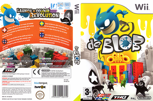de Blob Wii cover (R6BX78)