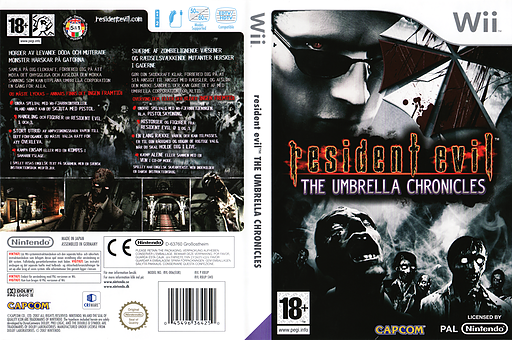 Resident Evil: The Umbrella Chronicles Wii cover (RBUP08)