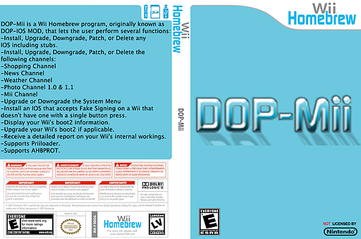 DOP-Mii Homebrew cover (DDOA)