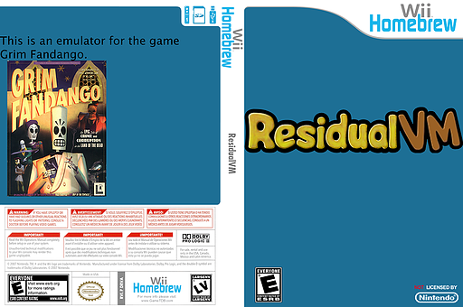 Residualvm Homebrew cover (DRVA)