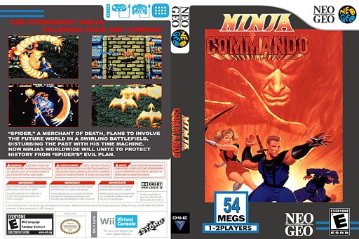 Ninja Commando VC-NEOGEO cover (EAPE)
