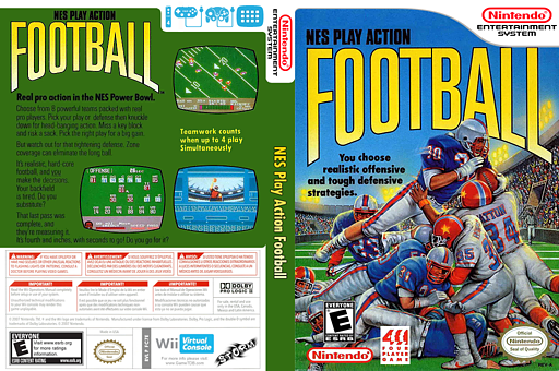 NES Play Action Football VC-NES cover (FC7E)