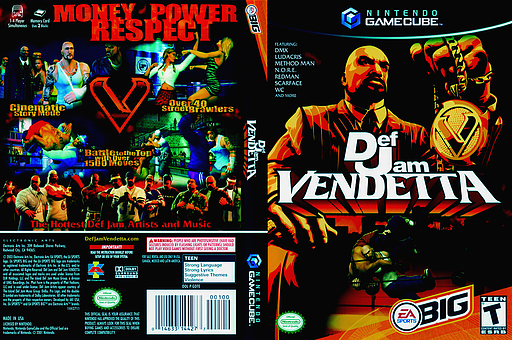 Def Jam Vendetta GameCube cover (GDTE69)