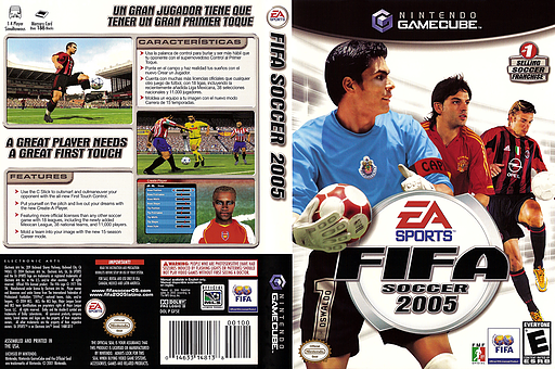 FIFA Soccer 2005 GameCube cover (GF5E69)