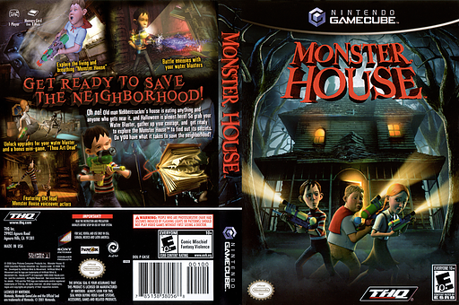 Monster House GameCube cover (GK5E78)