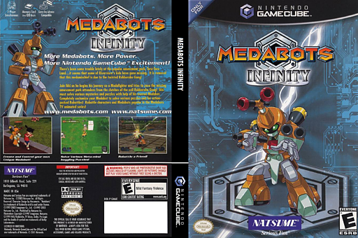 Medabots Infinity GameCube cover (GM6EE9)