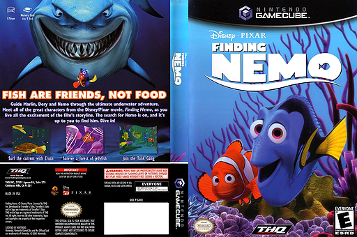 Finding Nemo GameCube cover (GNEE78)