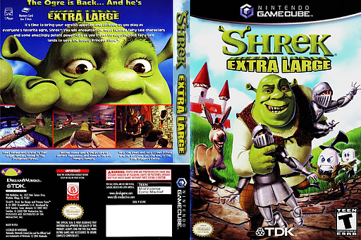 Shrek Extra Large GameCube cover (GS9E6S)