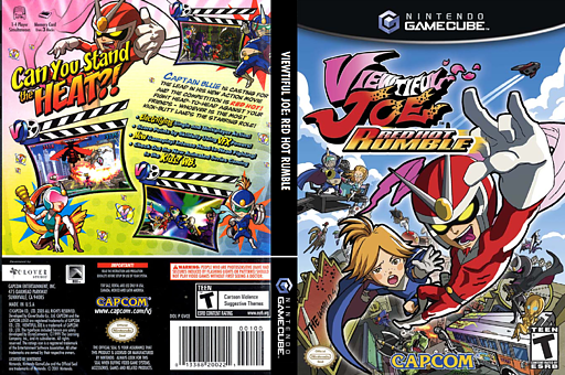 Viewtiful Joe: Red Hot Rumble GameCube cover (GVCE08)