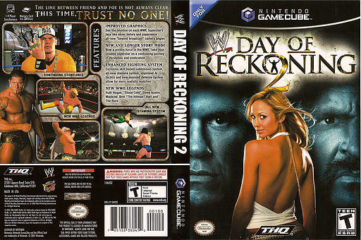 WWE Day of Reckoning 2 GameCube cover (GW2E78)