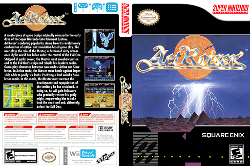 ActRaiser VC-SNES cover (JA7E)
