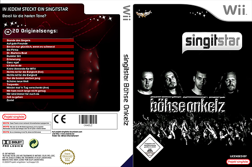 SingItStar Böhse Onkelz PAL CUSTOM cover (ONKELZ)