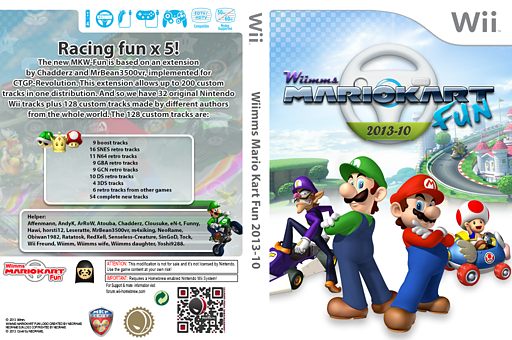 Wiimms MKW Fun 2013-10.ntsc CUSTOM cover (RMCE22)