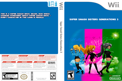 Super Smash Sisters Generations 2 CUSTOM cover (RSBE38)