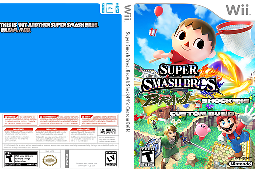 Super Smash Bros. Brawl: Shock44's Custom Build CUSTOM cover (RSBE45)