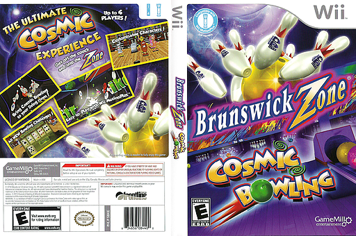 Brunswick Zone Cosmic Bowling Wii cover (SBKEPZ)