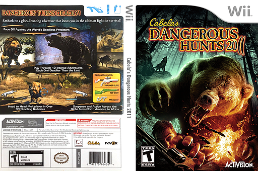 Cabela's Dangerous Hunts 2011 Wii cover (SCDE52)
