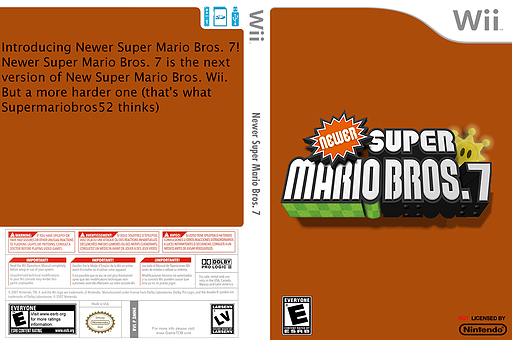 Newer Super Mario Bros. 7 CUSTOM cover (SMNE15)