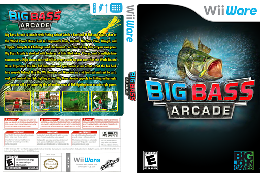 Big Bass Arcade WiiWare cover (W2AE)