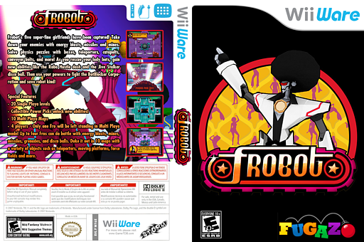 Frobot WiiWare cover (WF6E)