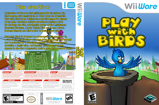 Play with Birds WiiWare cover (WIHE)
