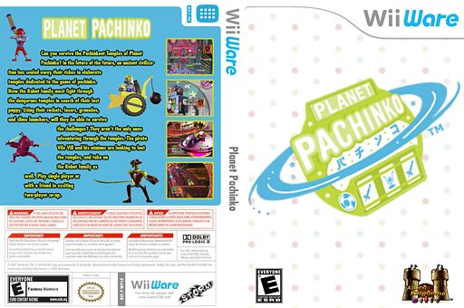 Planet Pachinko WiiWare cover (WPLE)