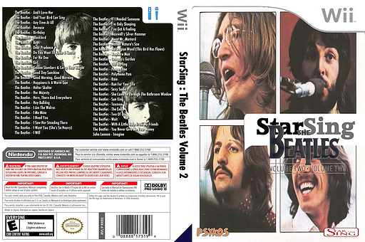 StarSing : The Beatles Volume 2 v2.1 CUSTOM cover (CTOP00)