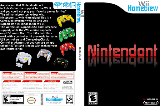 Nintendont Homebrew cover (DNDA)