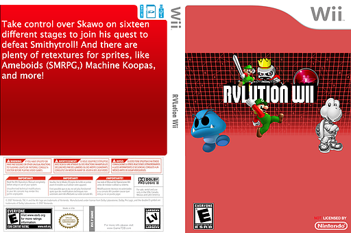 RVLution Wii CUSTOM cover (SMNERV)