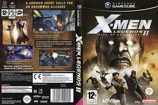 X-Men Legends II: Rise of Apocalypse GameCube cover (GX2P52)