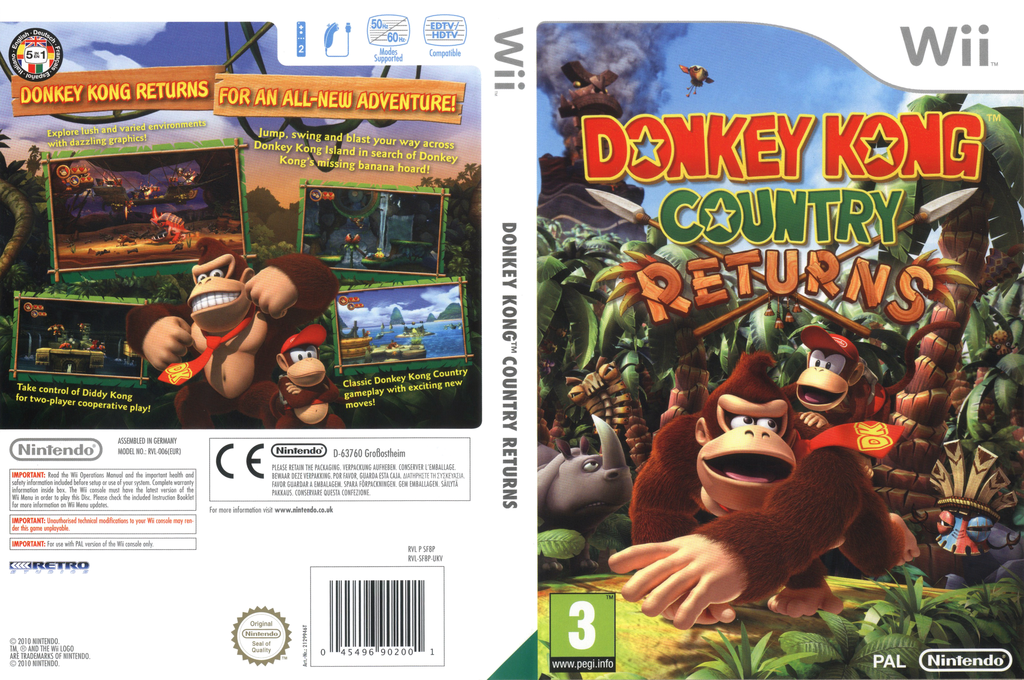 donkey kong country returns wii iso pal download