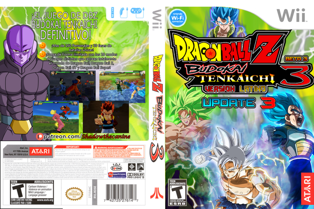 Rfye70 Dragon Ball Z Budokai Tenkaichi 3 Version Latino Beta 3 Update 3