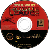 Star Wars Rogue Squadron II: Rogue Leader GameCube disc (GSWD64)