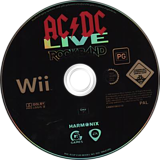 AC/DC Live: Rock Band Song Pack Wii disc (R33P69)