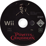 Pirates Of The Caribbean: At World's End Wii disc (RW3P4Q)