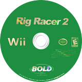 Rig Racer 2 Wii disc (RR2ENR)