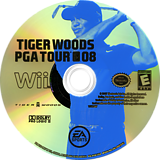 Tiger Woods PGA Tour 08 Wii disc (RT8E69)